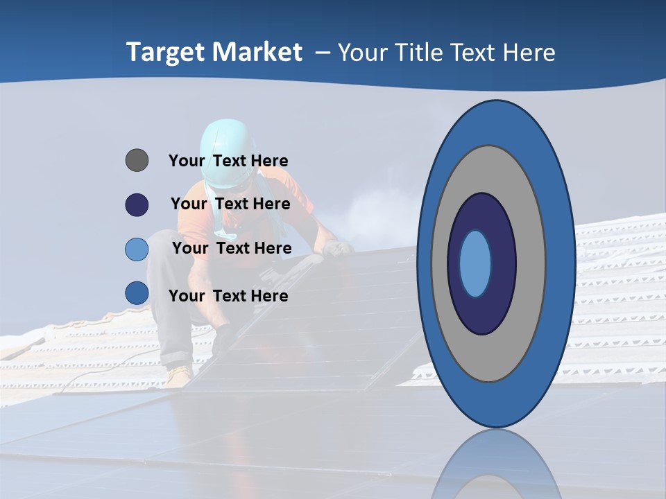 Energy Technology Roof PowerPoint Template