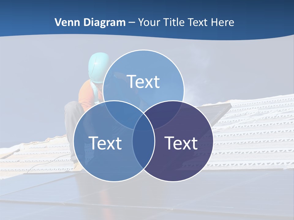 Energy Technology Roof PowerPoint Template