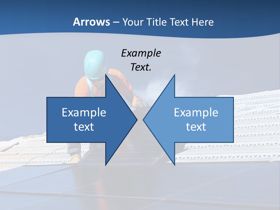 Energy Technology Roof PowerPoint Template