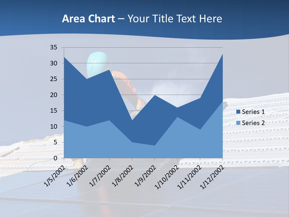 Energy Technology Roof PowerPoint Template