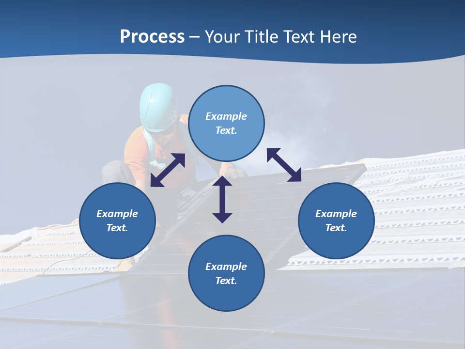 Energy Technology Roof PowerPoint Template