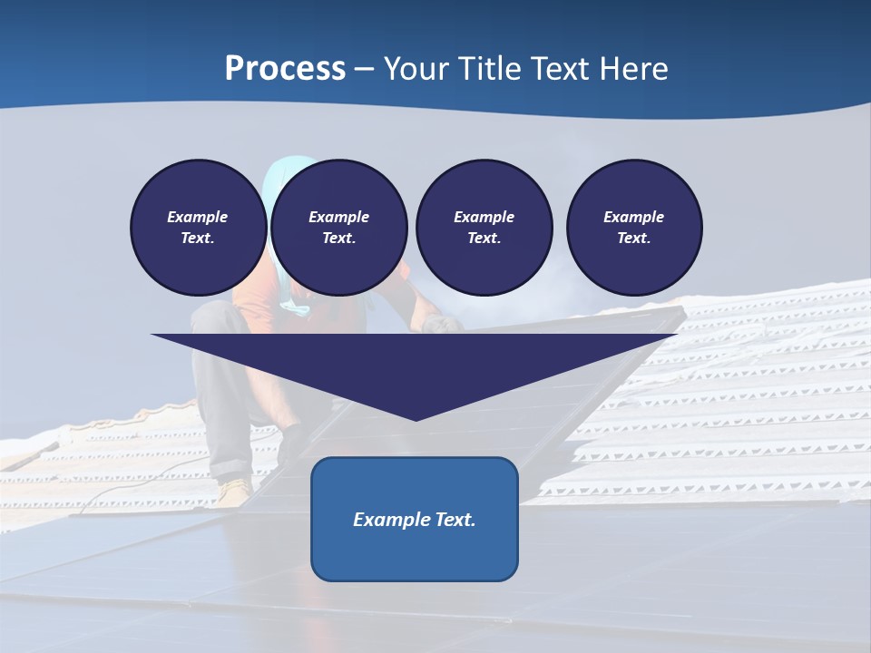 Energy Technology Roof PowerPoint Template