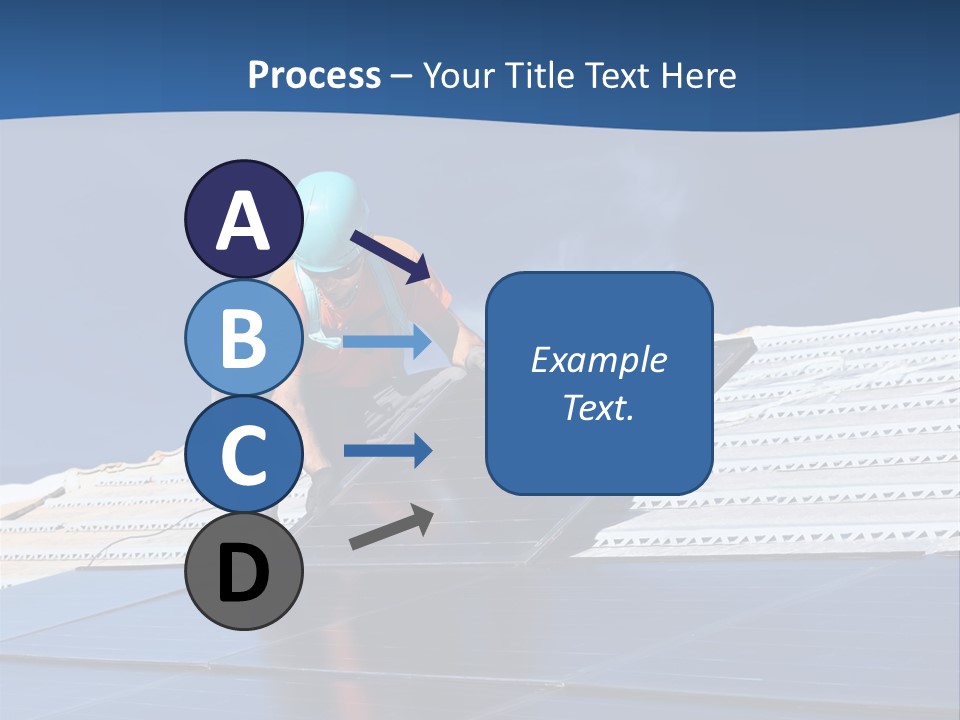 Energy Technology Roof PowerPoint Template