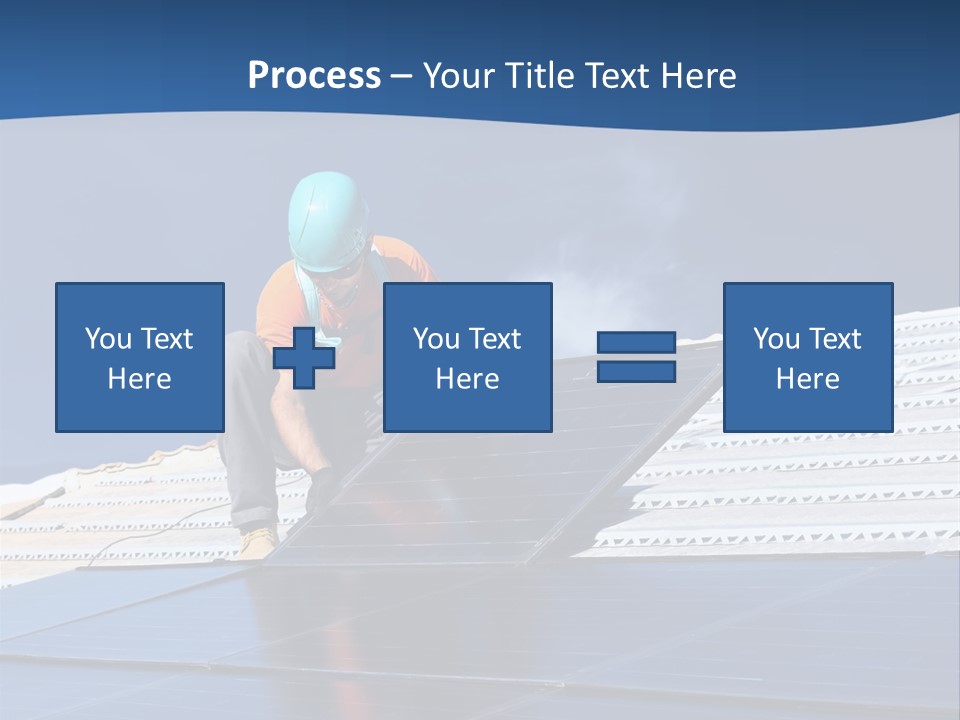 Energy Technology Roof PowerPoint Template