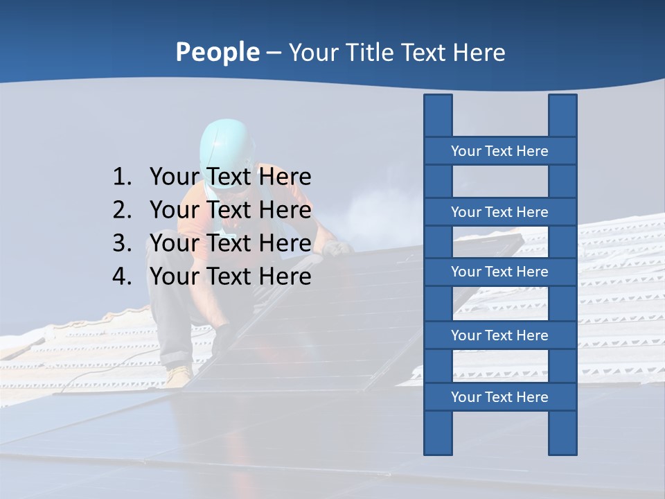 Energy Technology Roof PowerPoint Template