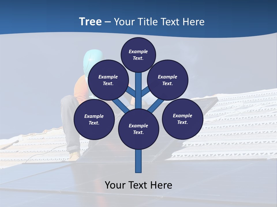 Energy Technology Roof PowerPoint Template