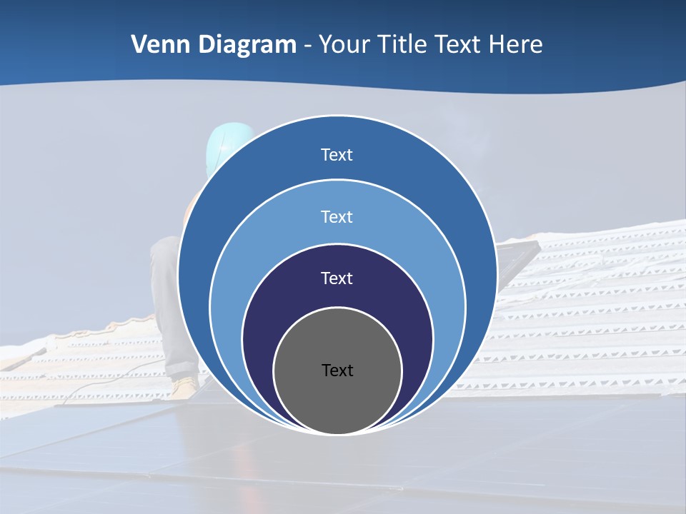 Energy Technology Roof PowerPoint Template