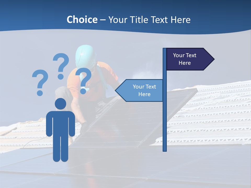 Energy Technology Roof PowerPoint Template