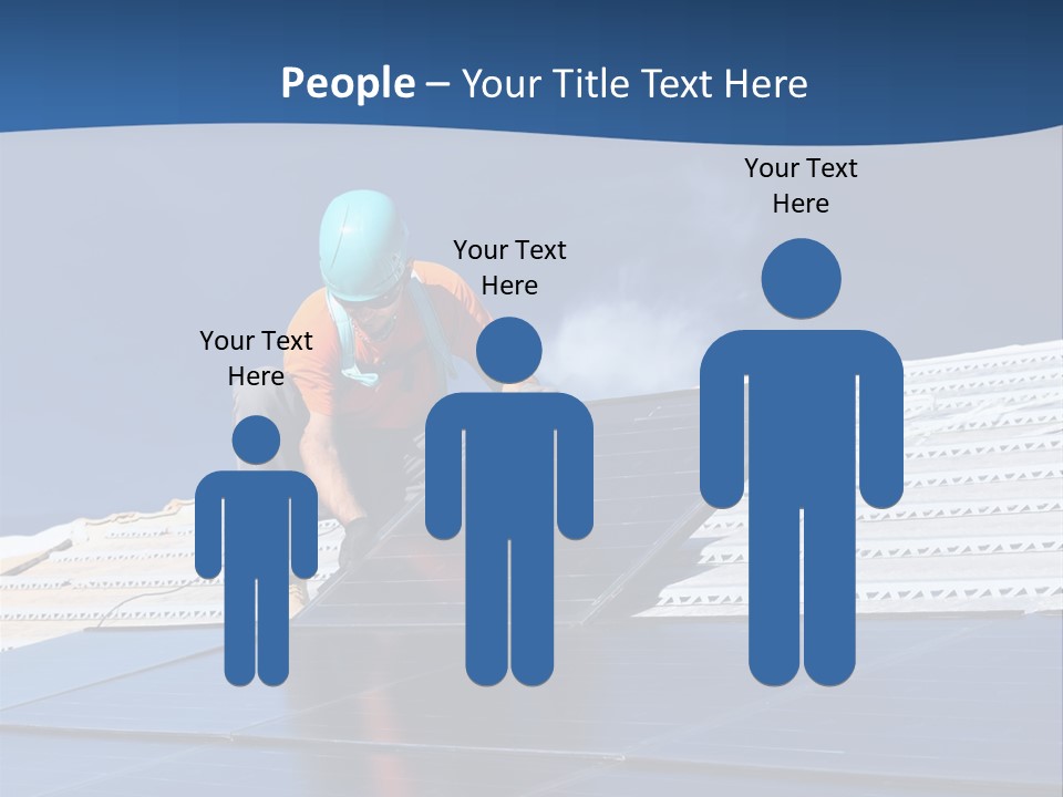 Energy Technology Roof PowerPoint Template