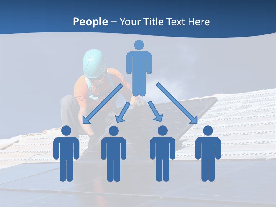 Energy Technology Roof PowerPoint Template