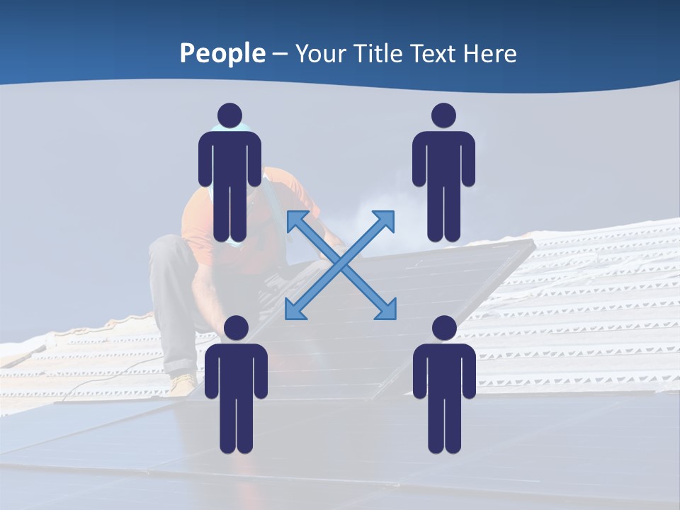 Energy Technology Roof PowerPoint Template
