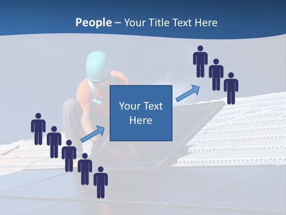 Energy Technology Roof PowerPoint Template