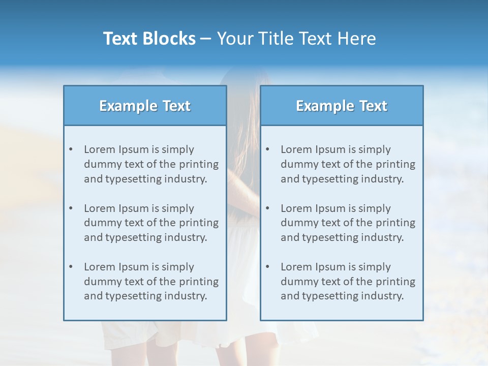 Vacation Two Lifestyle PowerPoint Template