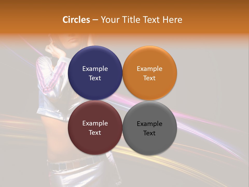 Happy Meeting Figure PowerPoint Template