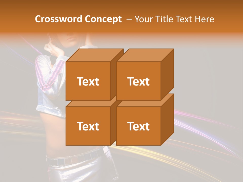 Happy Meeting Figure PowerPoint Template