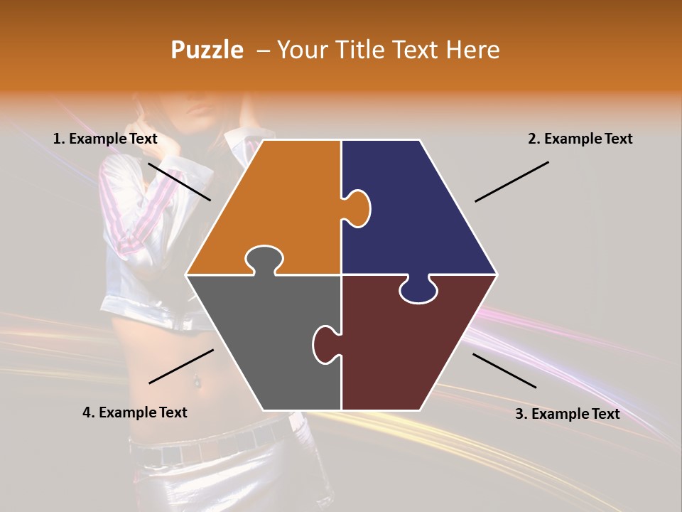 Happy Meeting Figure PowerPoint Template