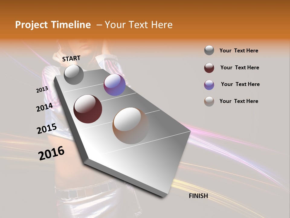 Happy Meeting Figure PowerPoint Template