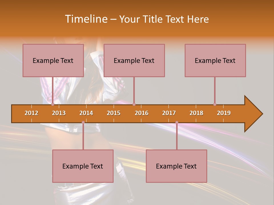 Happy Meeting Figure PowerPoint Template