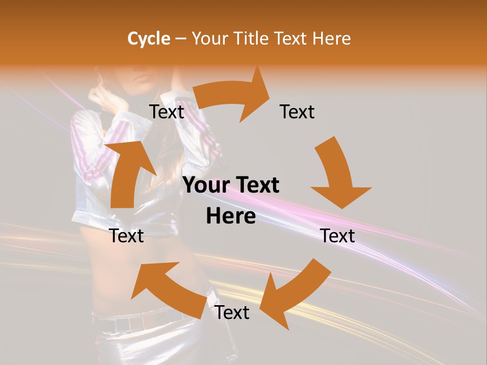 Happy Meeting Figure PowerPoint Template