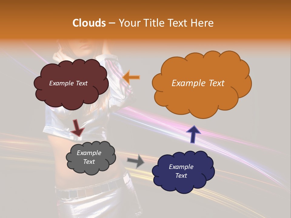 Happy Meeting Figure PowerPoint Template