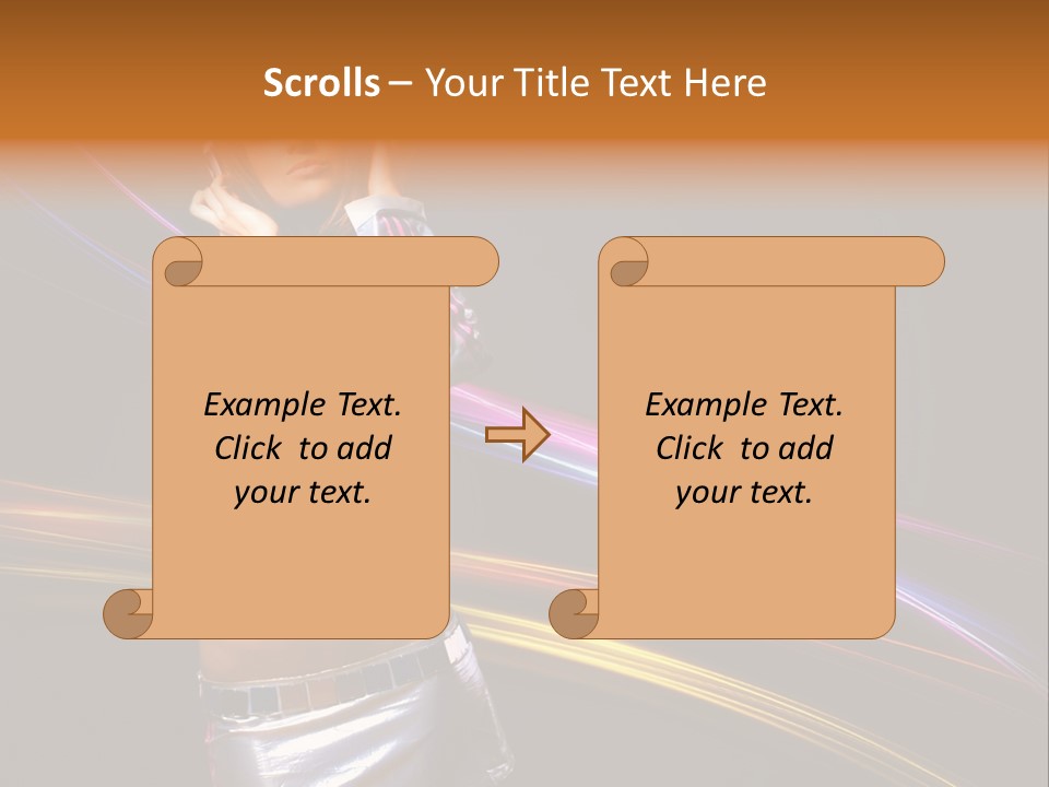 Happy Meeting Figure PowerPoint Template