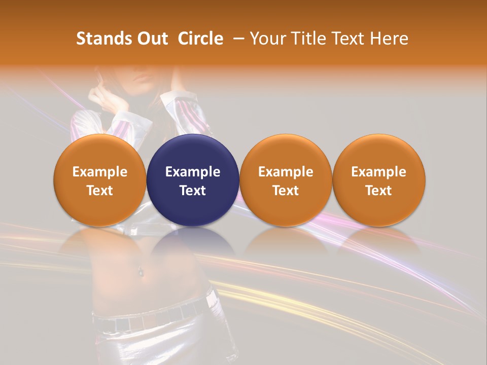 Happy Meeting Figure PowerPoint Template