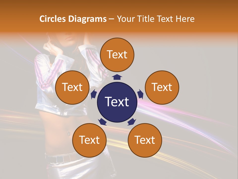 Happy Meeting Figure PowerPoint Template