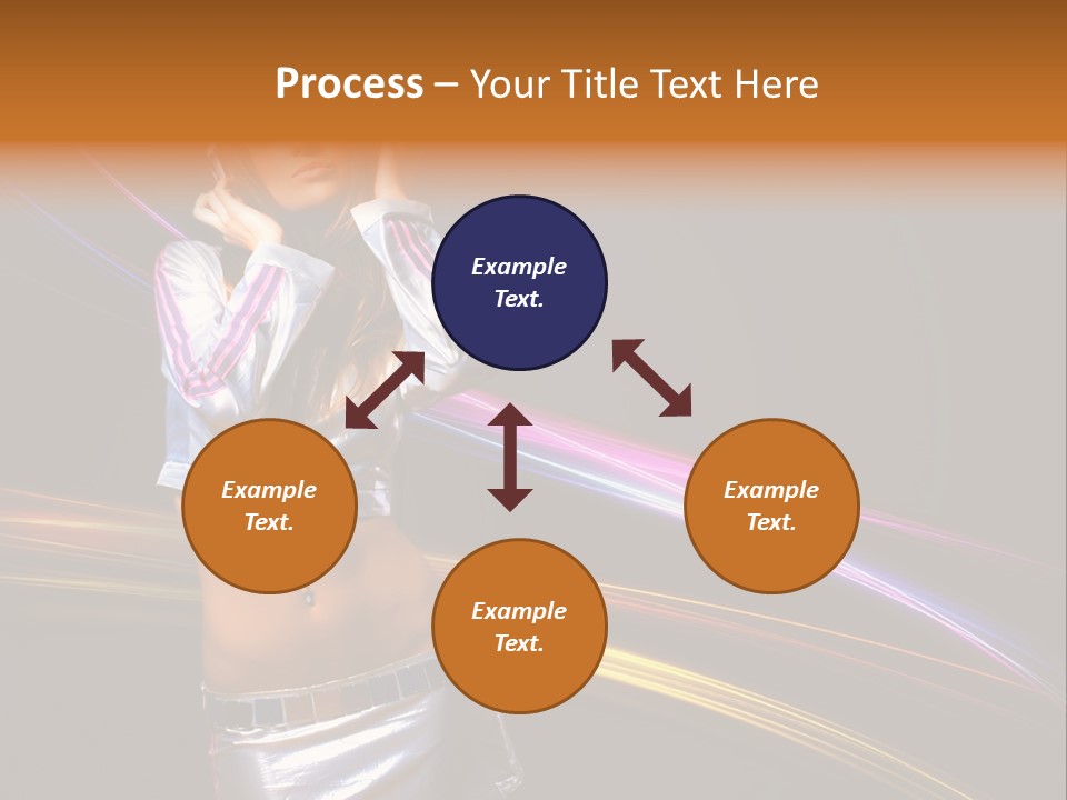 Happy Meeting Figure PowerPoint Template