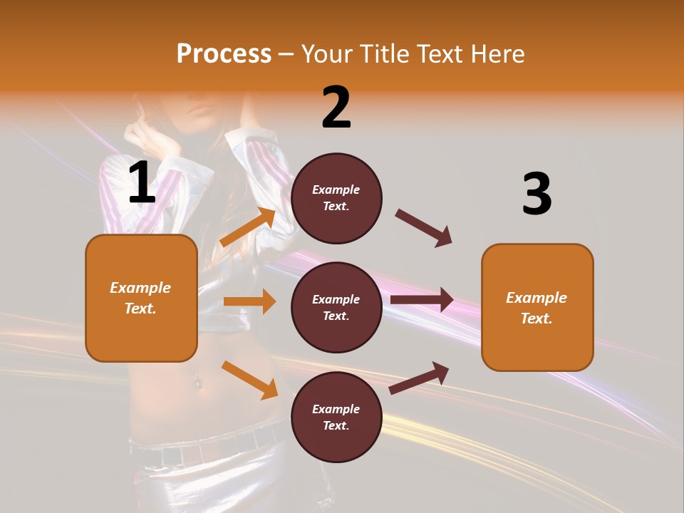 Happy Meeting Figure PowerPoint Template