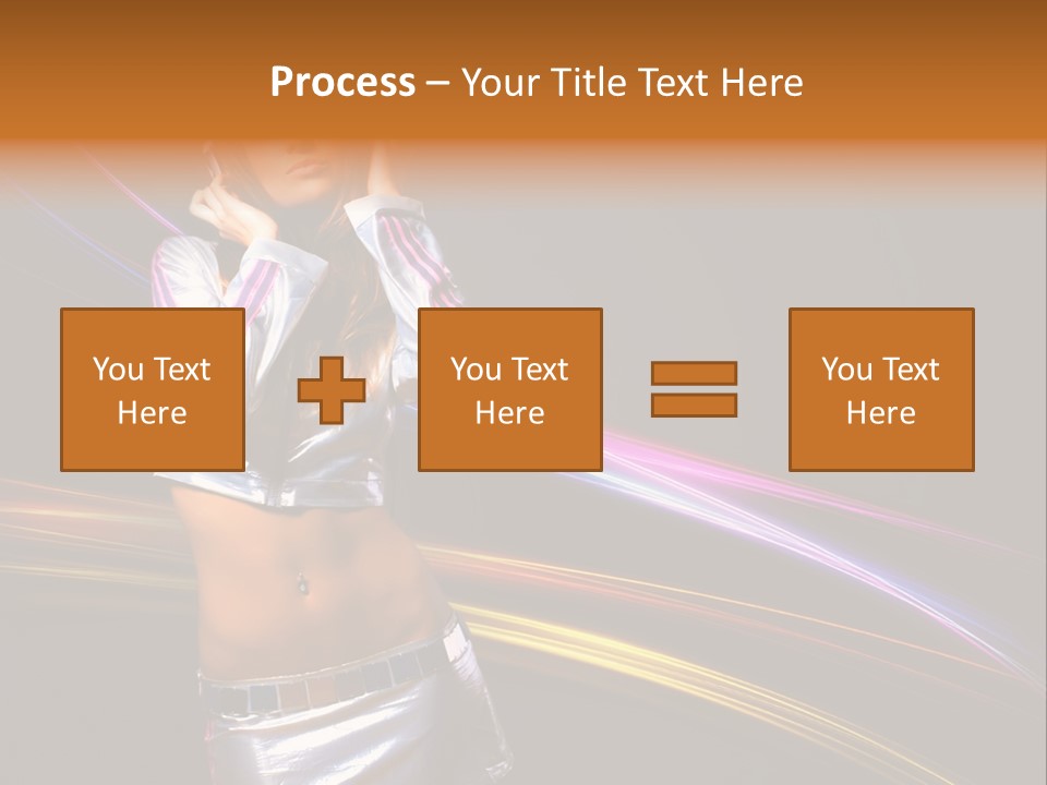 Happy Meeting Figure PowerPoint Template