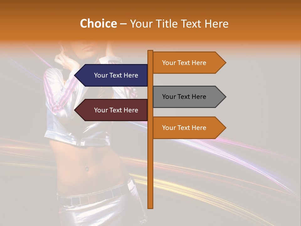 Happy Meeting Figure PowerPoint Template