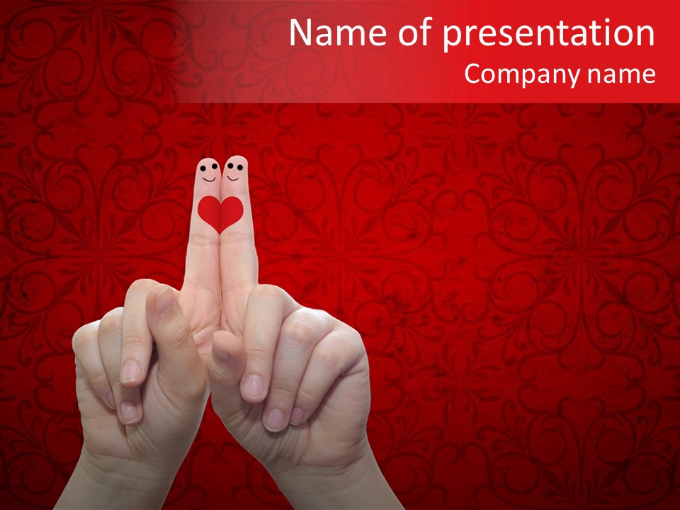 Female Two Young PowerPoint Template