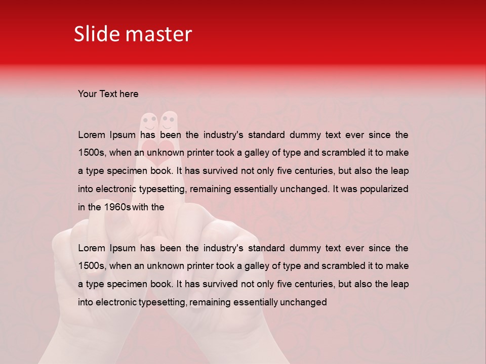 Female Two Young PowerPoint Template