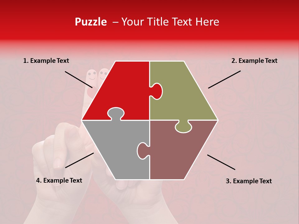 Female Two Young PowerPoint Template