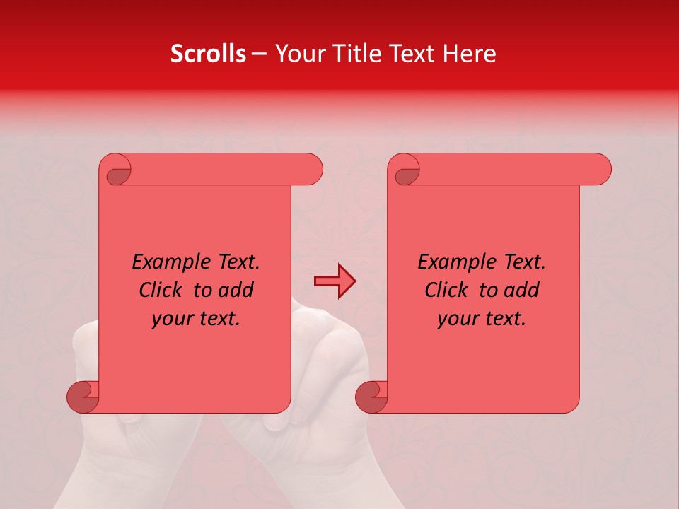 Female Two Young PowerPoint Template