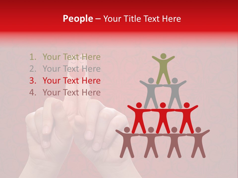 Female Two Young PowerPoint Template