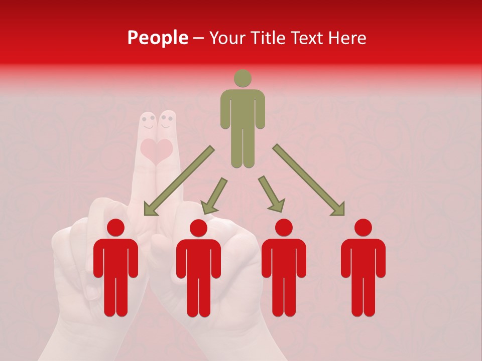 Female Two Young PowerPoint Template