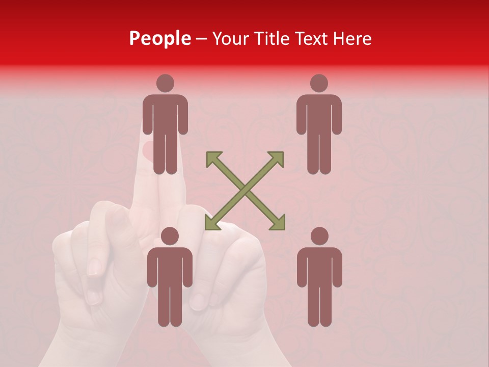 Female Two Young PowerPoint Template