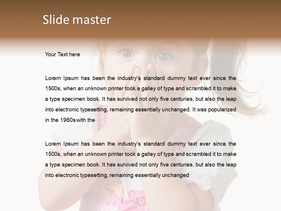 Expression Person Merry PowerPoint Template