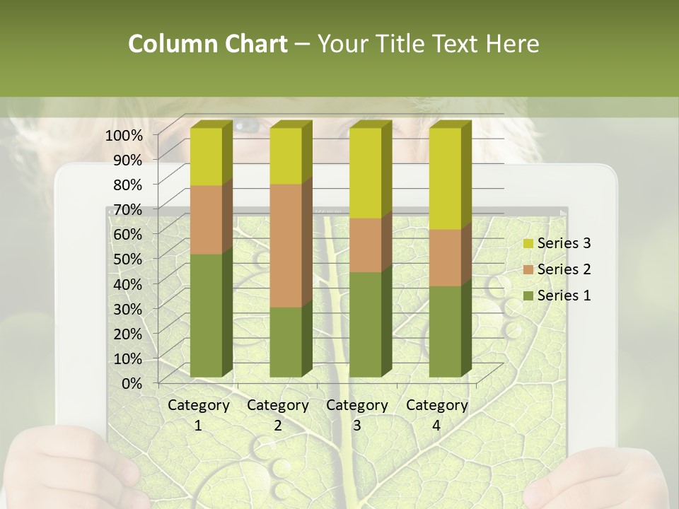 Space Leaf Earth PowerPoint Template