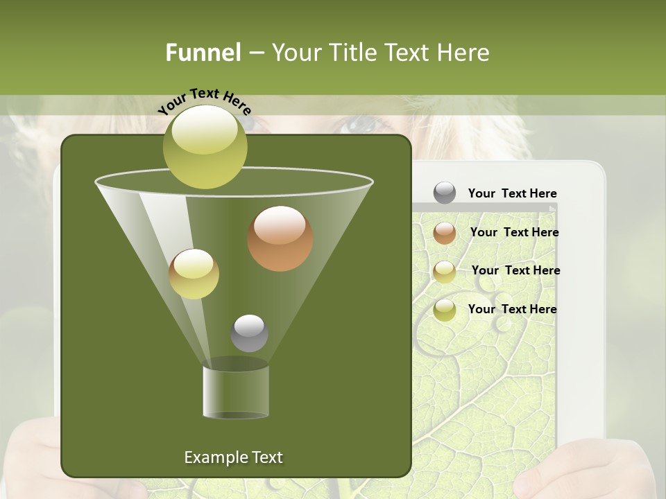 Space Leaf Earth PowerPoint Template