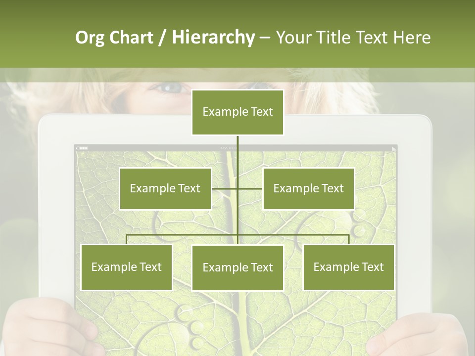 Space Leaf Earth PowerPoint Template