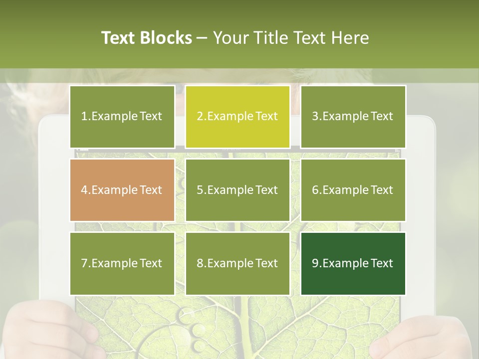 Space Leaf Earth PowerPoint Template