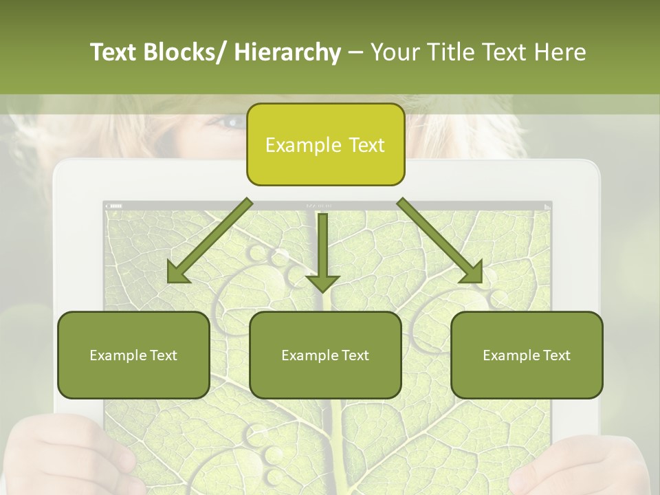 Space Leaf Earth PowerPoint Template
