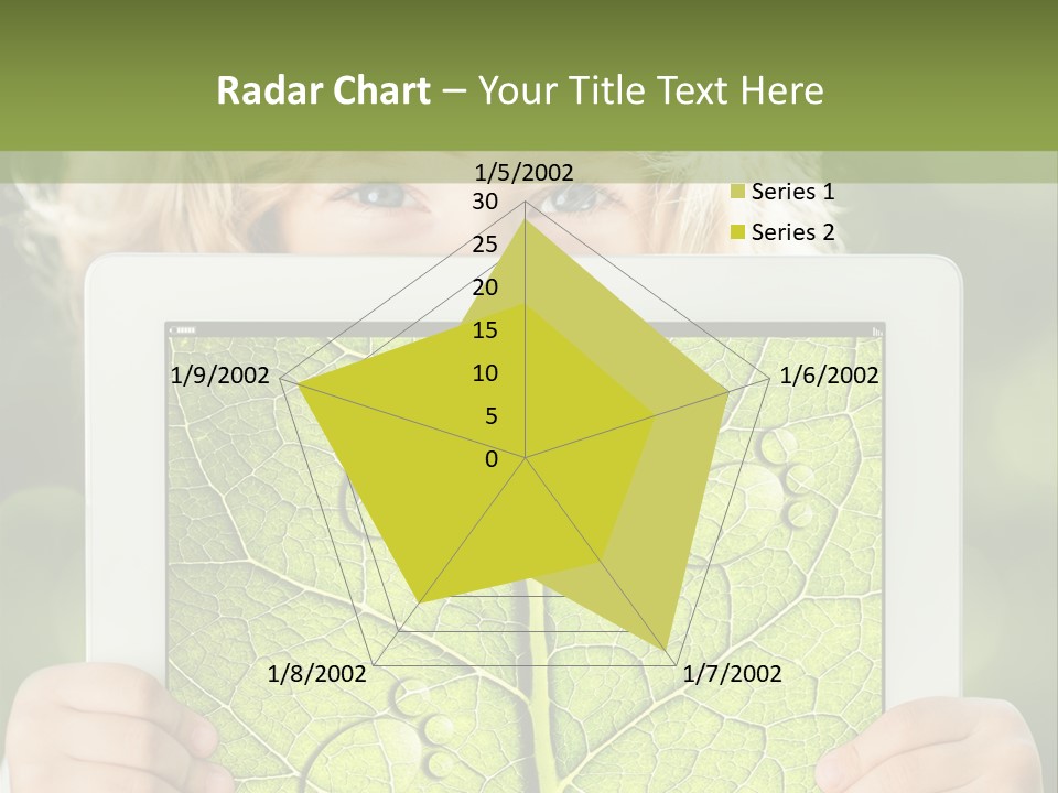 Space Leaf Earth PowerPoint Template