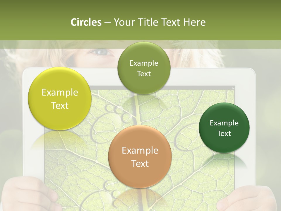 Space Leaf Earth PowerPoint Template