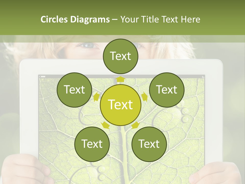 Space Leaf Earth PowerPoint Template