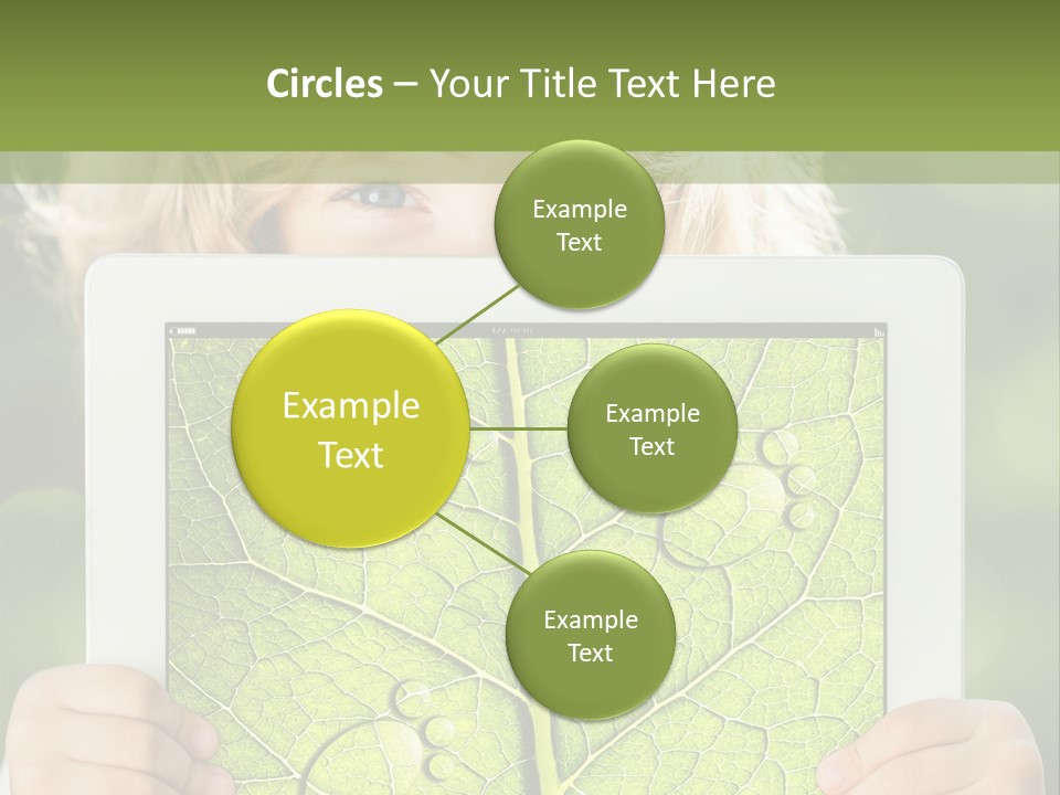 Space Leaf Earth PowerPoint Template