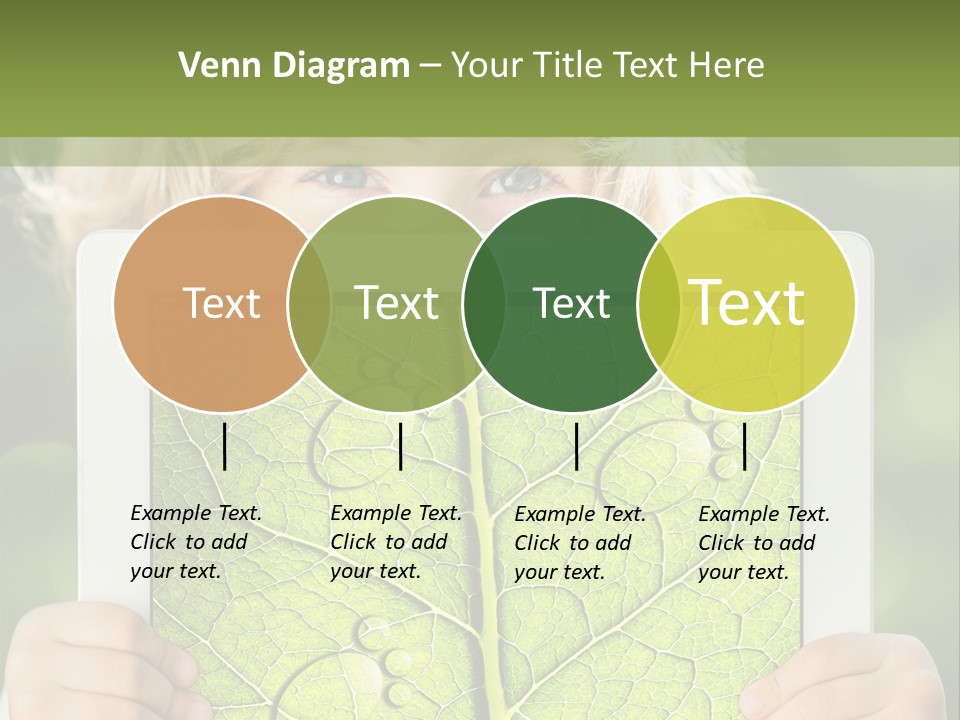 Space Leaf Earth PowerPoint Template