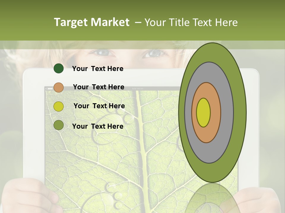 Space Leaf Earth PowerPoint Template